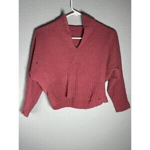 Vintage Women’s German Knit Sweater Pull Over 1950’s Pink Rare SEE DESCRIPTION